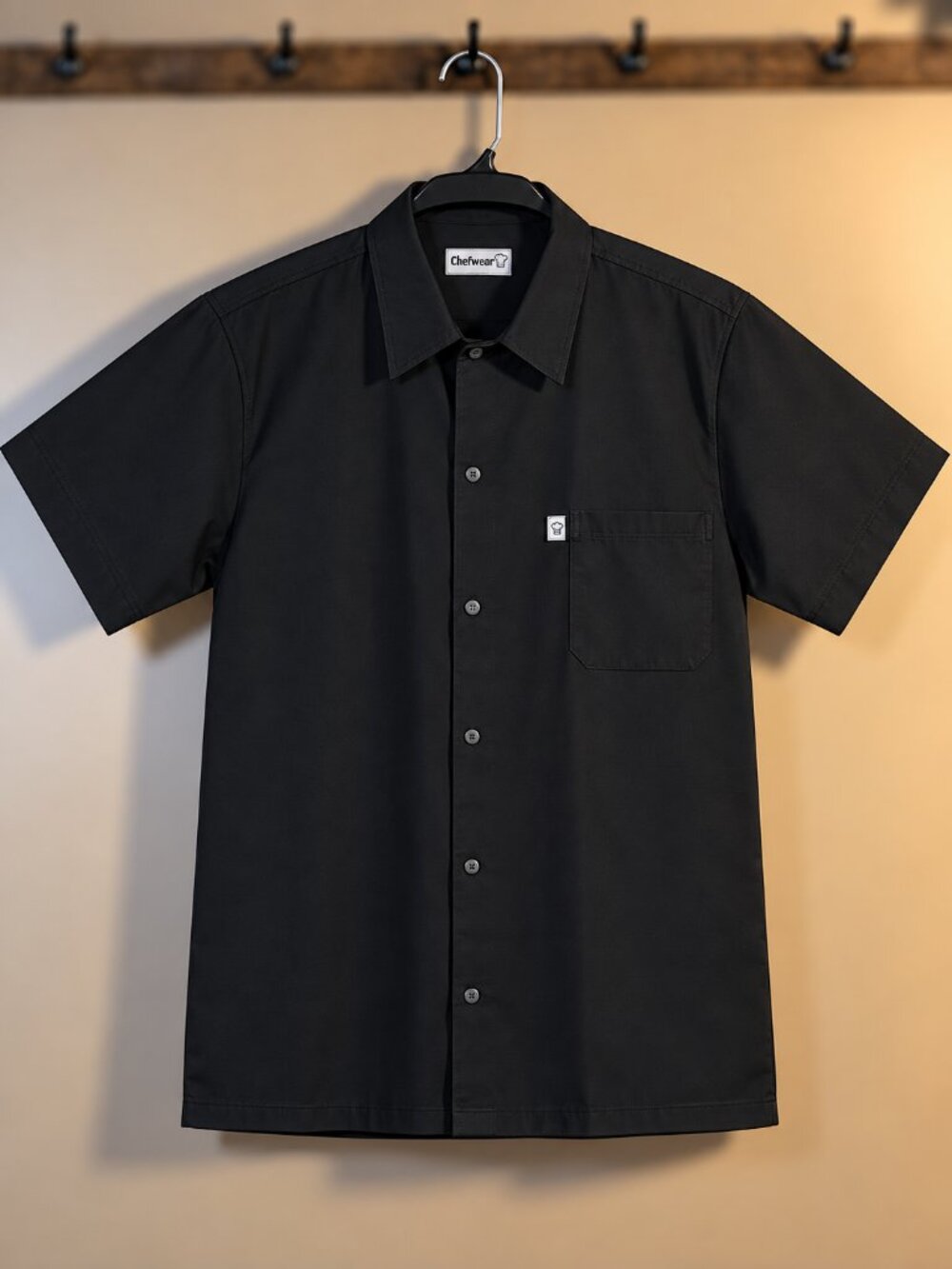 Uncommon Threads Unisex Snap Utility Shirt (Style 950) Black